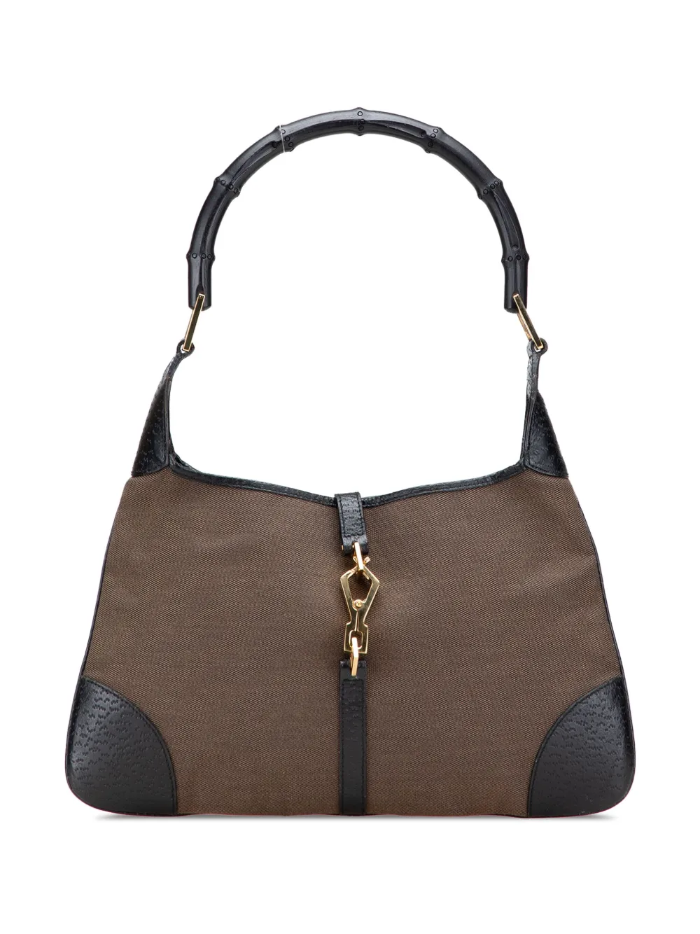 Gucci Pre-Owned 2000-2015 Canvas Bamboo Jackie hobo bag - ブラック Gucci Pre-Owned 2000-2015 Canvas Bamboo Jackie hobo bag - ブラック
