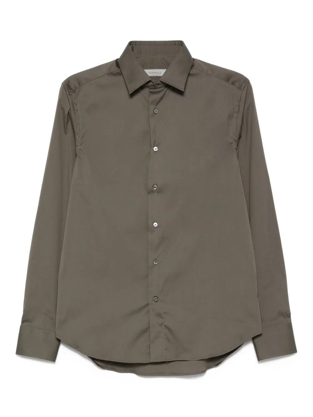 Canali Overhemd met lange mouwen Groen