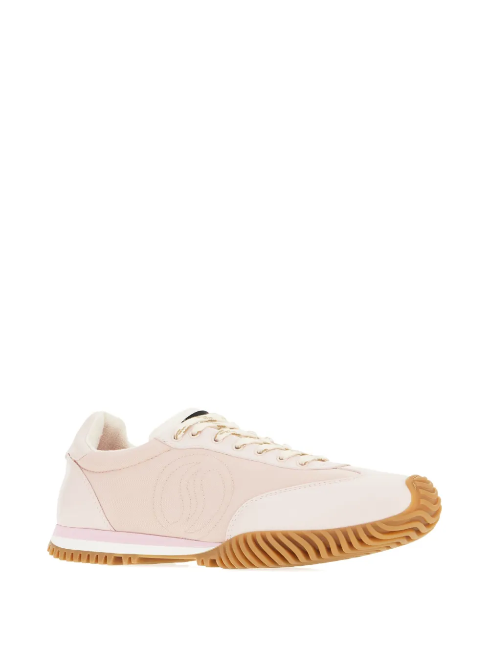 Stella McCartney S-wave logo low-top sneakers - Roze