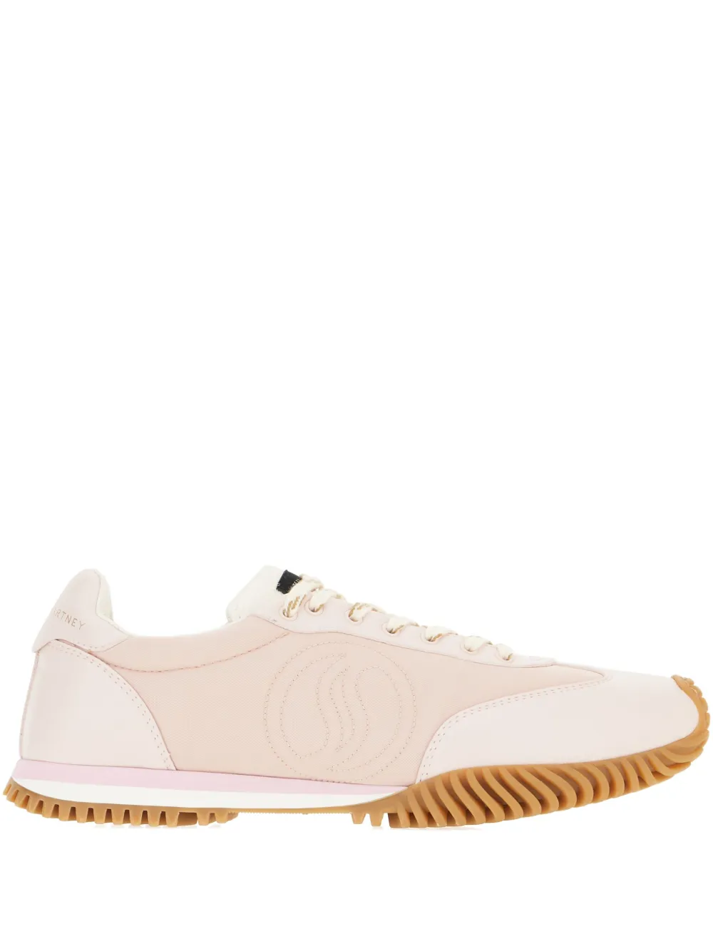 Stella McCartney S-wave logo low-top sneakers Pink