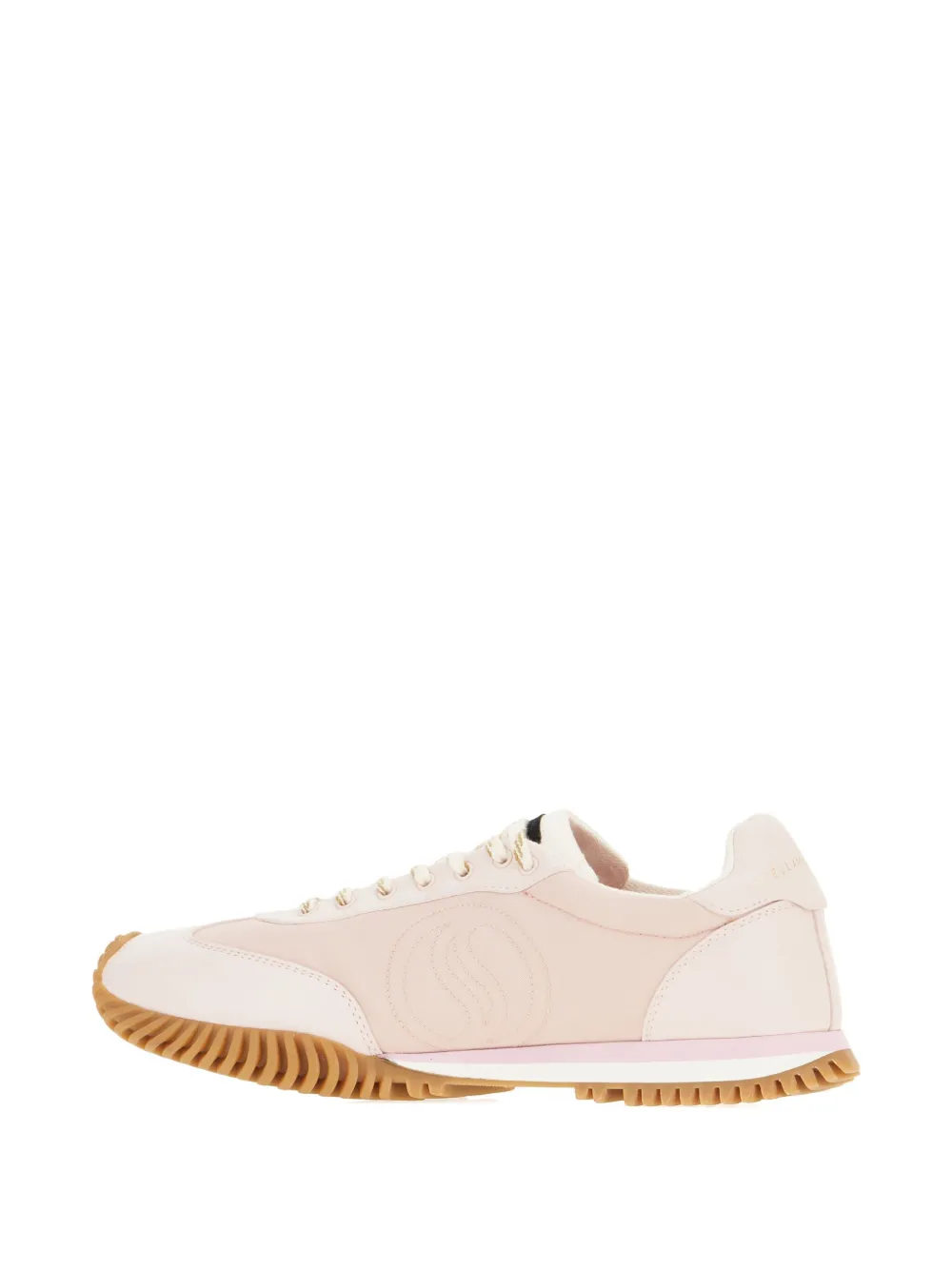 Stella McCartney S-wave logo low-top sneakers Pink