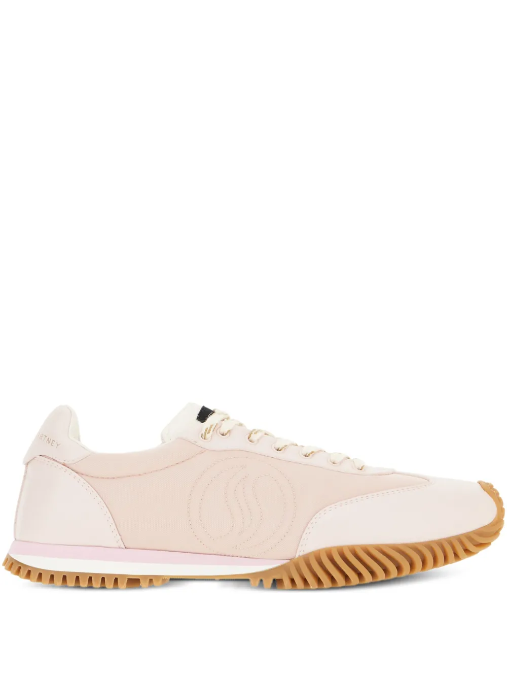 Stella McCartney S-wave logo low-top sneakers Pink
