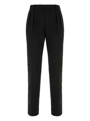 関税込♥*Alexander McQueen*ストレートシルクパンツ トラウザーズ | シルク＆シガレット