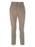 Cruna corduroy button-fastening trousers - Grey