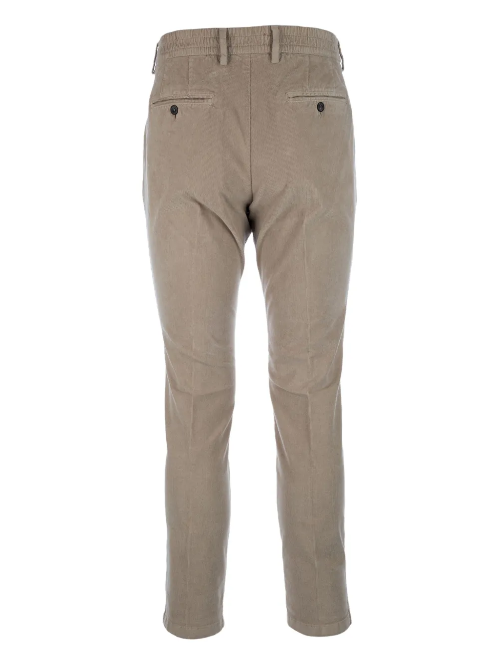 Cruna Ribfluwelen broek met knoopsluiting - Grijs