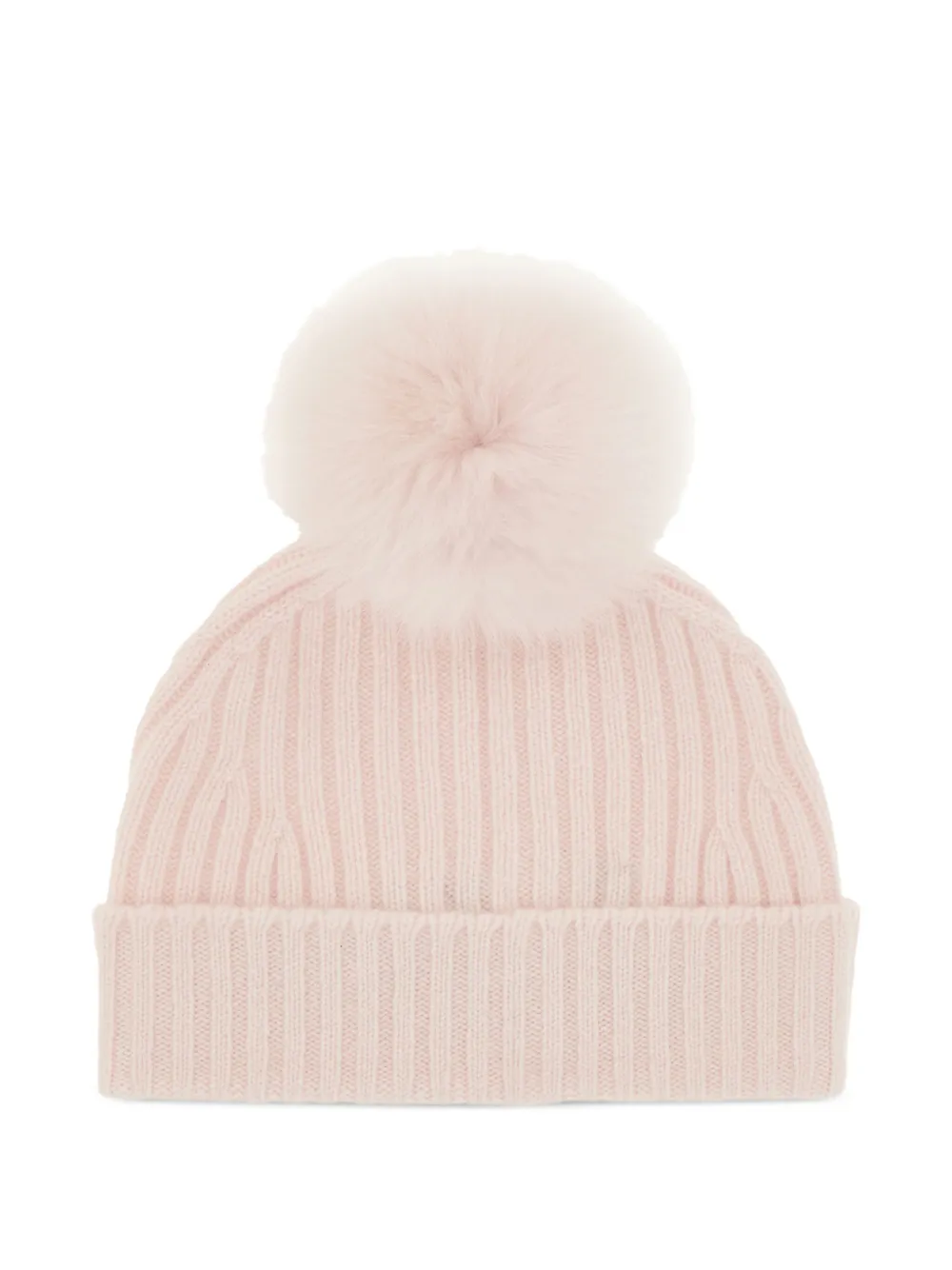 Vanisè Gerippte Cuffie Beanie | Rosa | Image 1