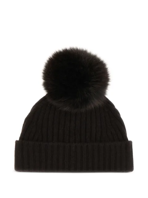 Vanisè Cuffie ribbed-knit beanie hat