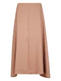 HIRA A-line midi skirt - Neutrals