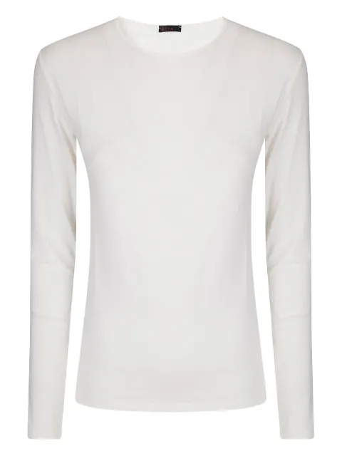HIRA ribbed round-neck T-shirt