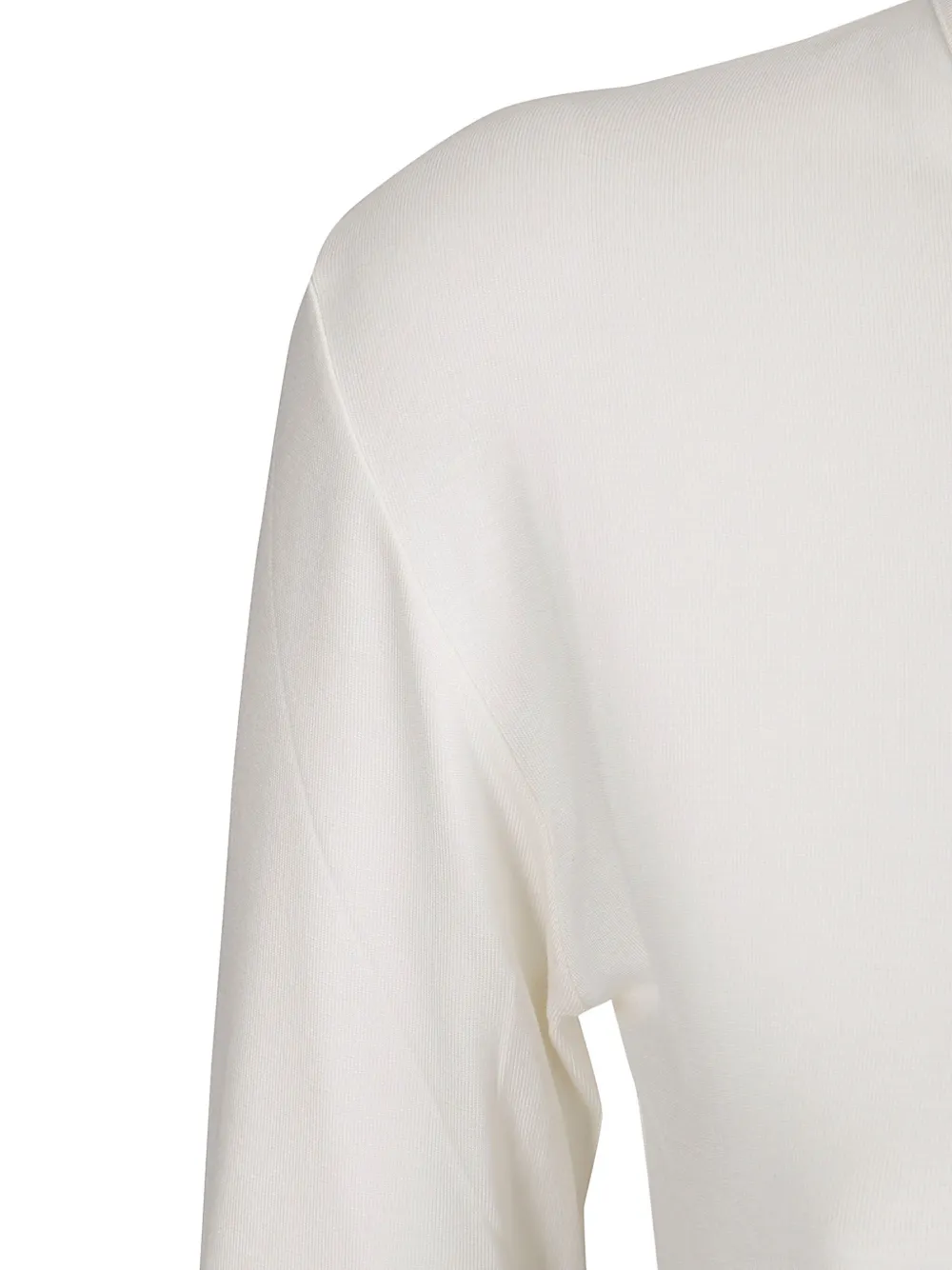  M.s.m. Ribbed Round-neck T-shirt - White 