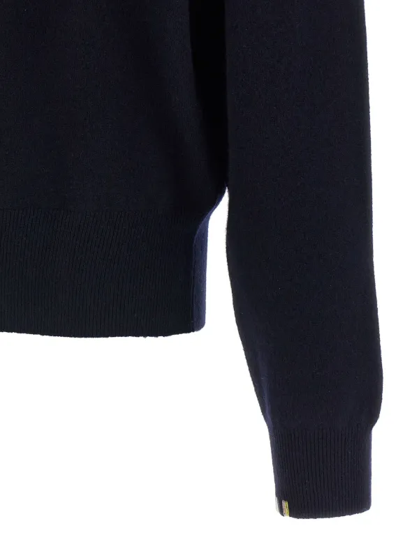 Extreme Cashmere crew-neck cuffed-sleeves Sweater | Blue | FARFETCH CA