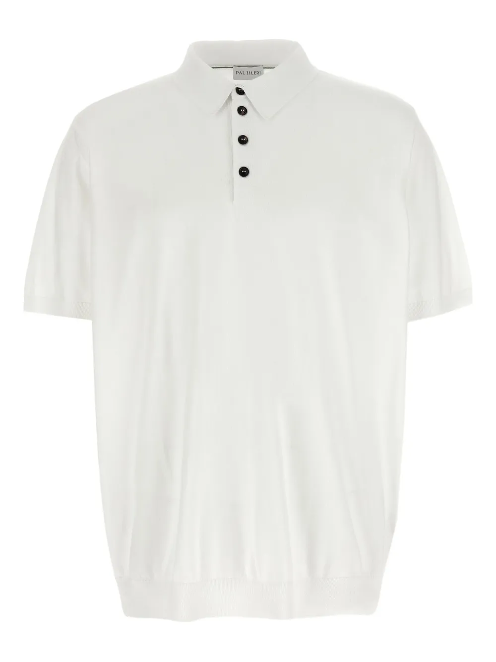 four-button collar polo shirt