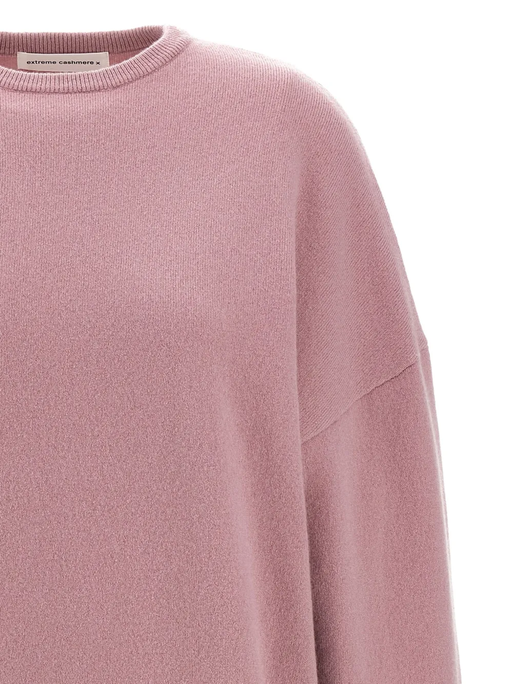 extreme cashmere cuffed-sleeve sweater Roze