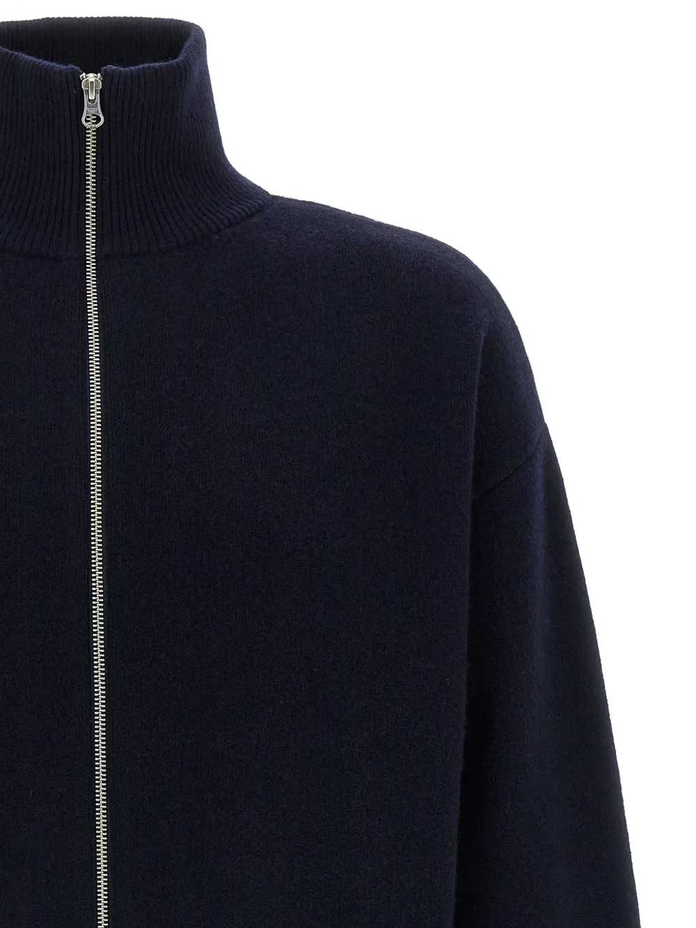 extreme cashmere Kasjmier vest met rits Blauw