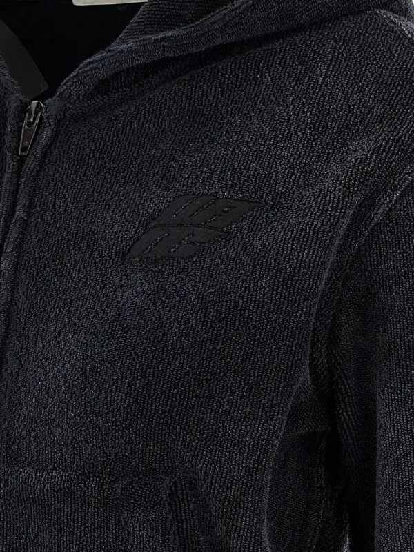 Alexander Wang ジップアップ パーカー | ブラック | FARFETCH JP