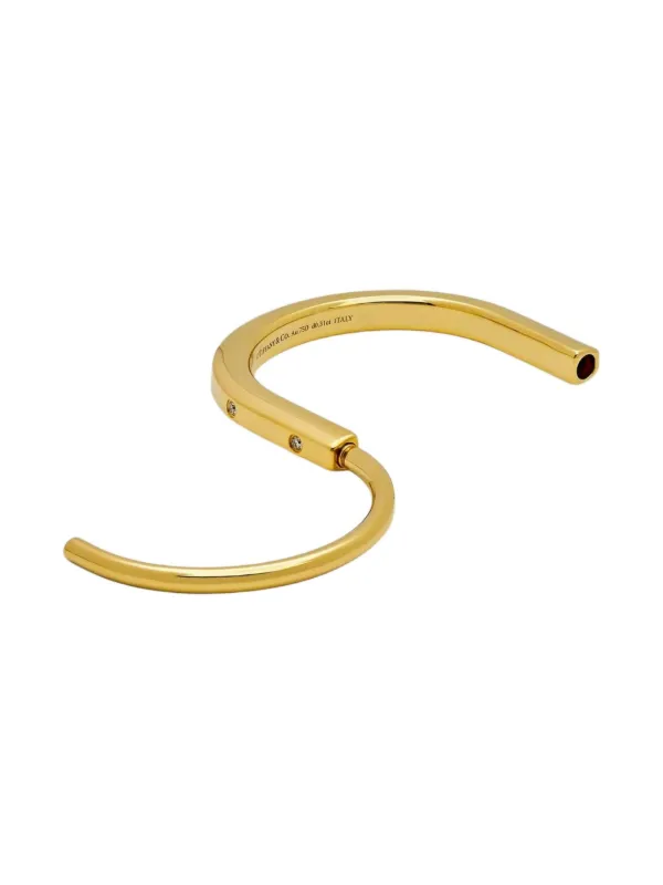 Tiffany & Co. ダイヤモンドバングル Tiffany & Co. Lock ダイヤモンド バングル 18Kイエローゴールド