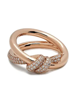 Tiffany & Co. ロック ダイヤモンドリング 18Kローズゴールド | ピンク