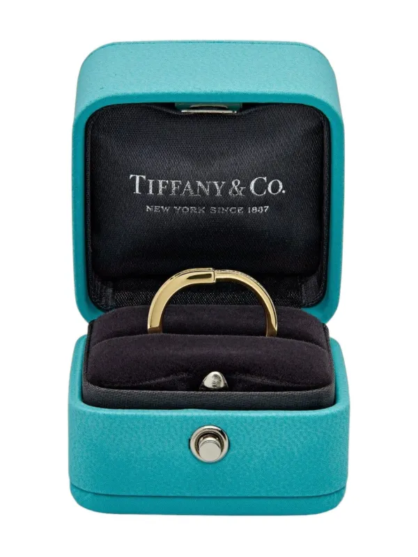 Tiffany & Co. ロック ダイヤモンド リング 18Kイエローゴールド