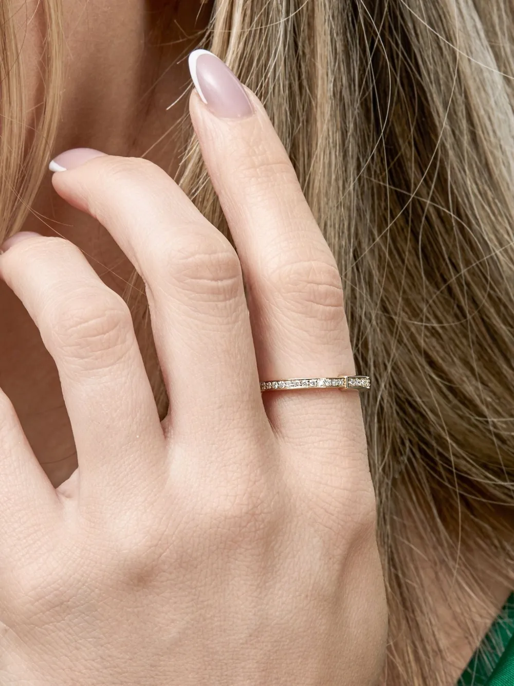 Tiffany & Co. 18K yellow gold Lock diamond ring | Image 2