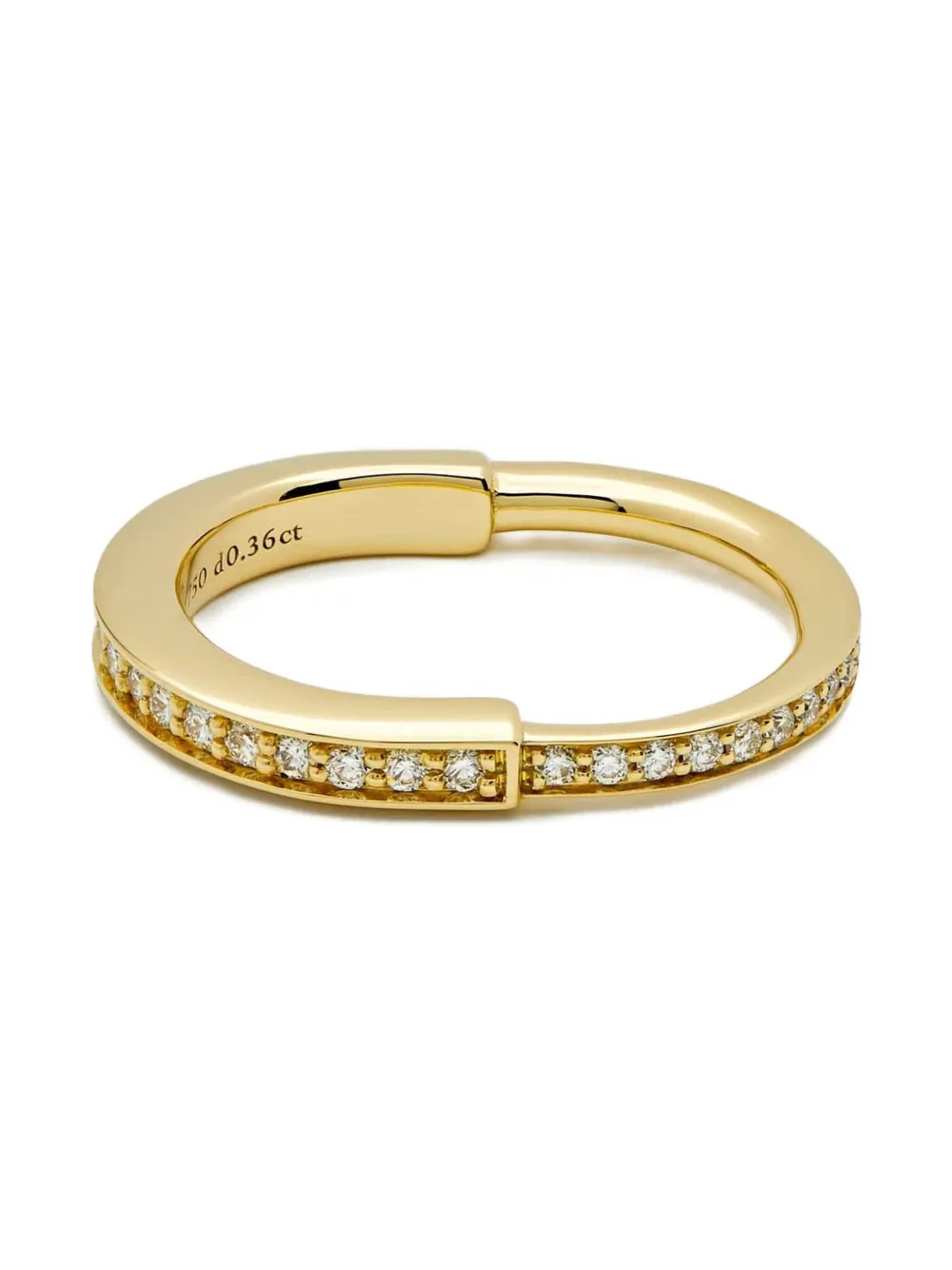 Tiffany & Co. 18K yellow gold Lock diamond ring | Gold | Image 1