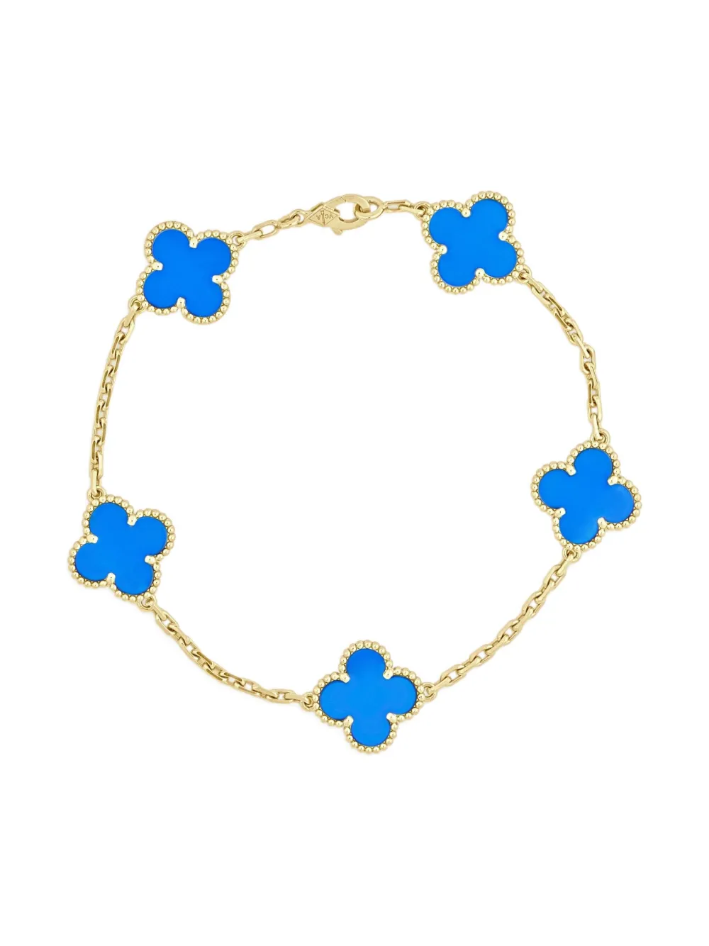 18K yellow gold Alhambra agate bracelet