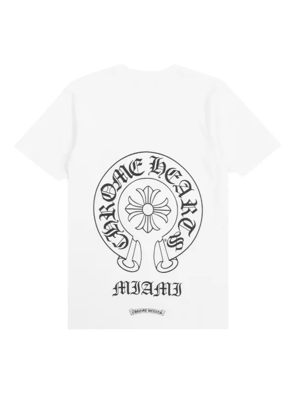 Chrome Hearts Miami Horseshoe Pocket T-shirt | White | FARFETCH