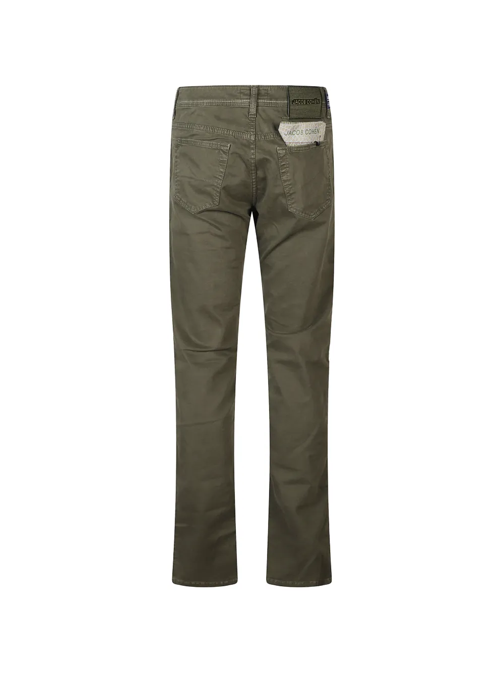 Jacob Coh&euml;n patch pocket jeans - Groen