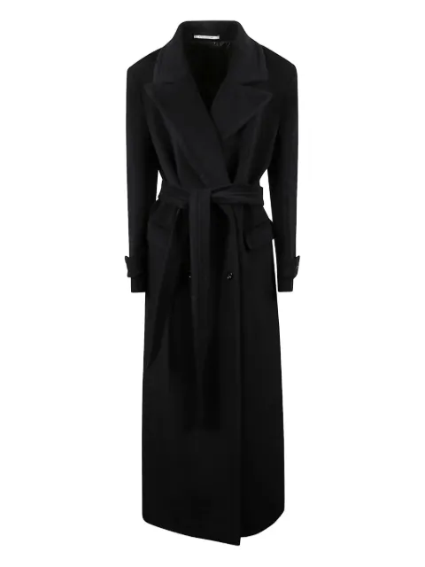 Tagliatore belted double-breasted coat