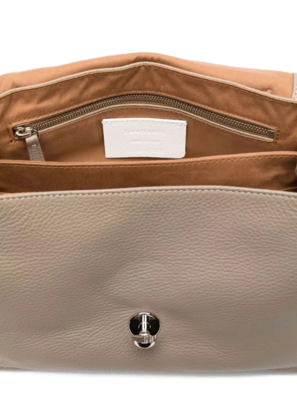 Zanellato Baby Postina® Leather Top Bag In Neutral