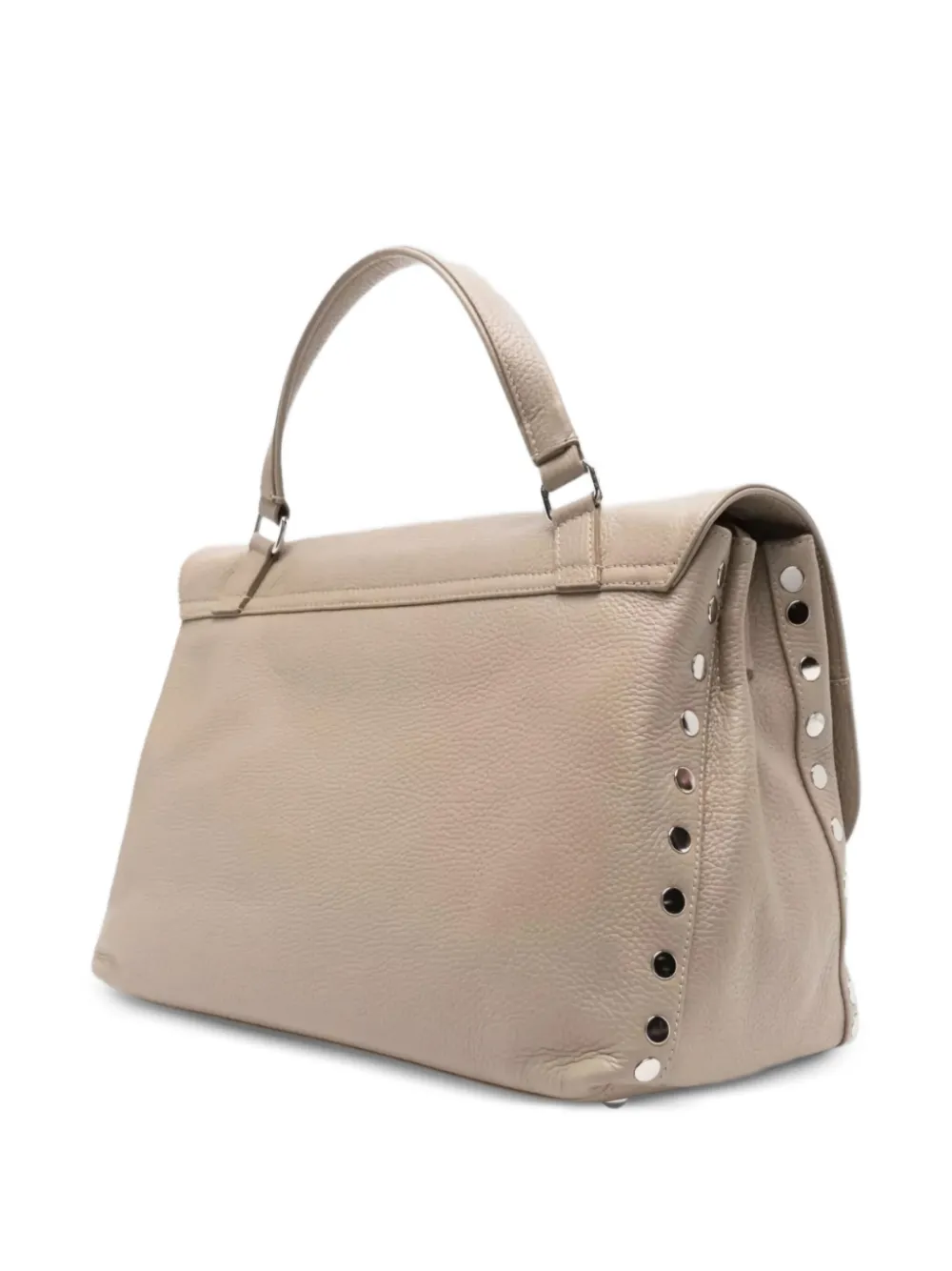 Zanellato Baby Postina® Leather Top Bag In Neutral