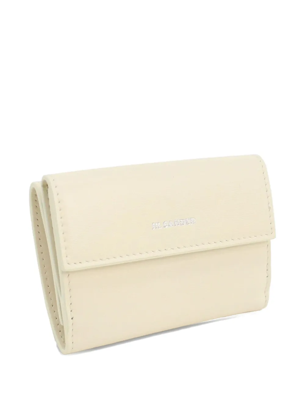 Jil Sander leather wallet - Beige
