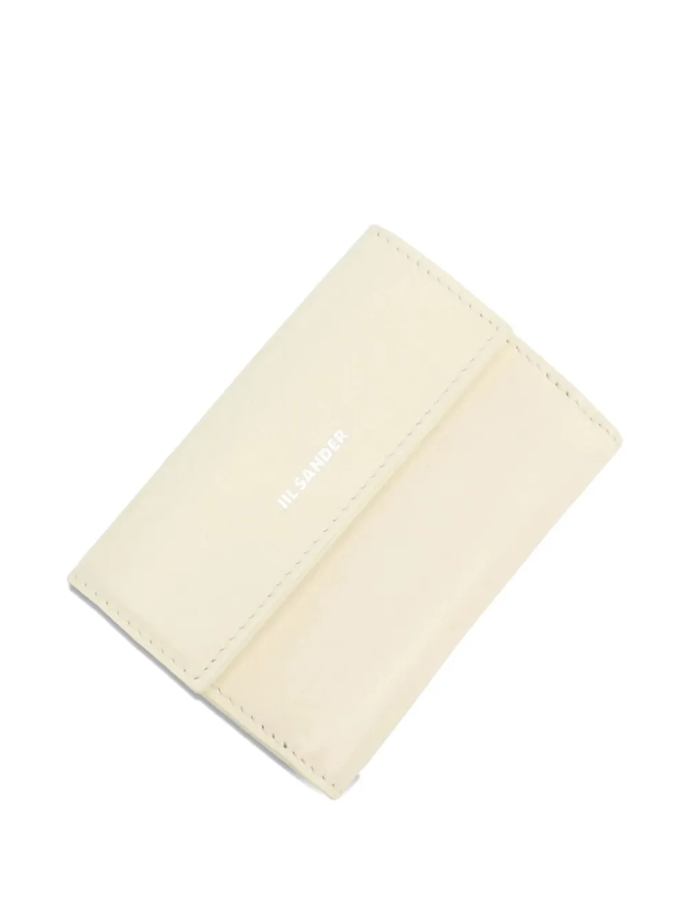 Jil Sander Leather Wallet In Neutral