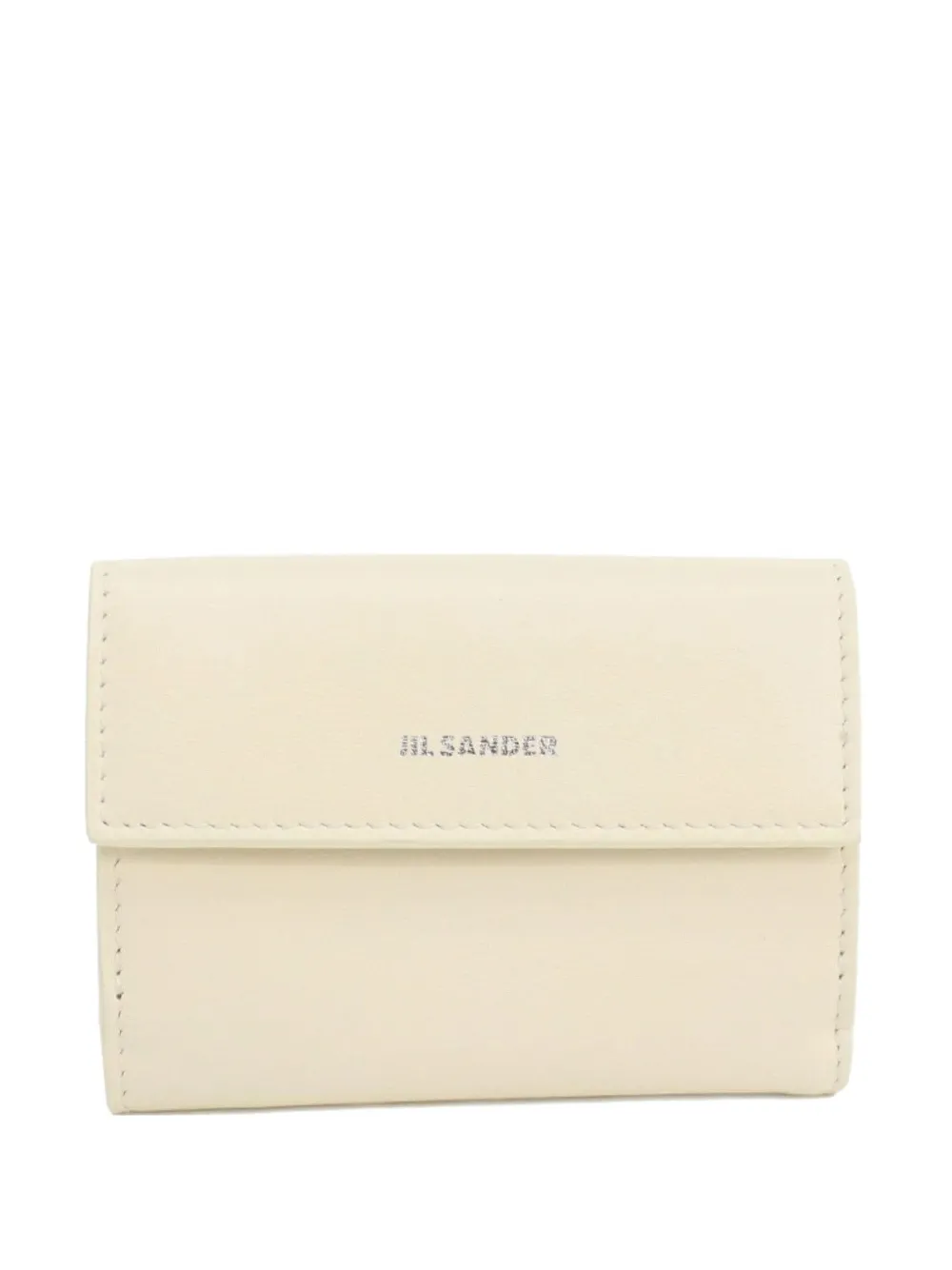 Jil Sander Leather Wallet In Neutral