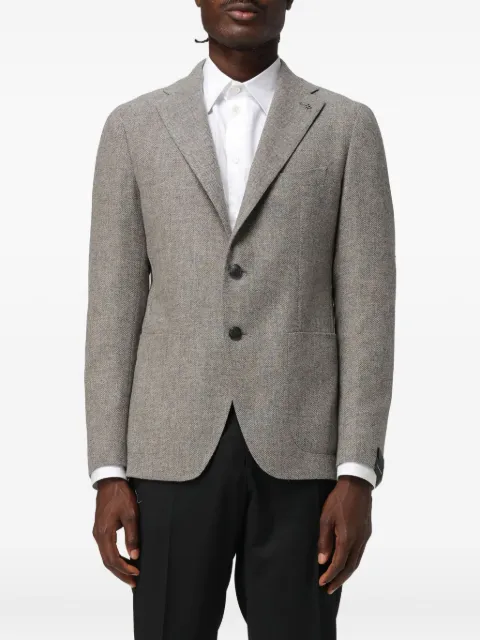 Tagliatore blazer de lana con motivo pied de poule