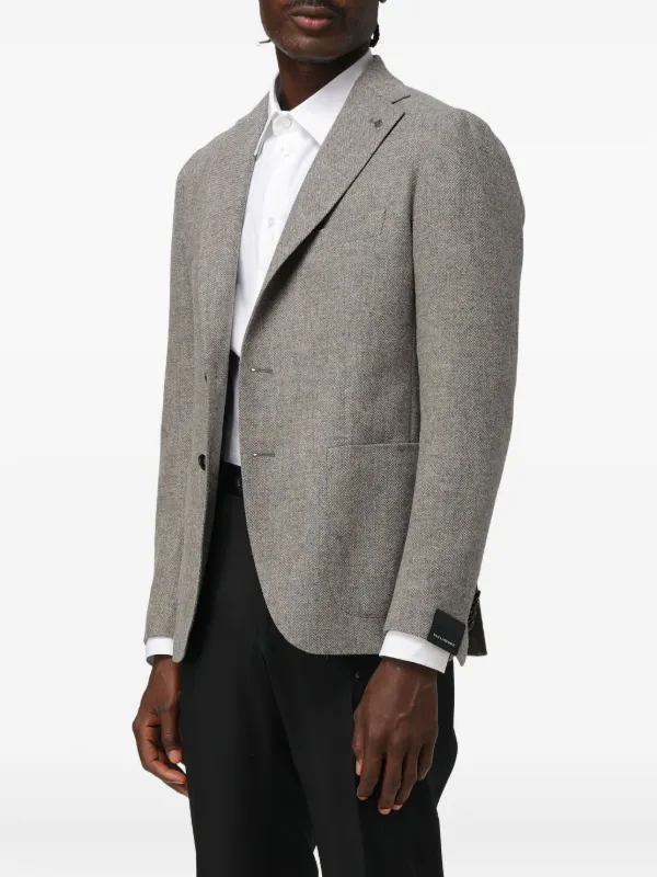 TAGLIATORE タリアトーレ ジャケット 46 イタリア製 ヘリンボーン調 TAGLIATORE（タリアトーレ） ジャケット ヘリンボーン ウール