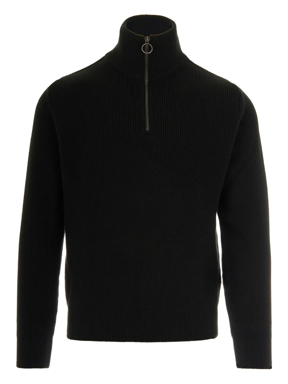 Paul & Shark ribbed-knit sweater Zwart