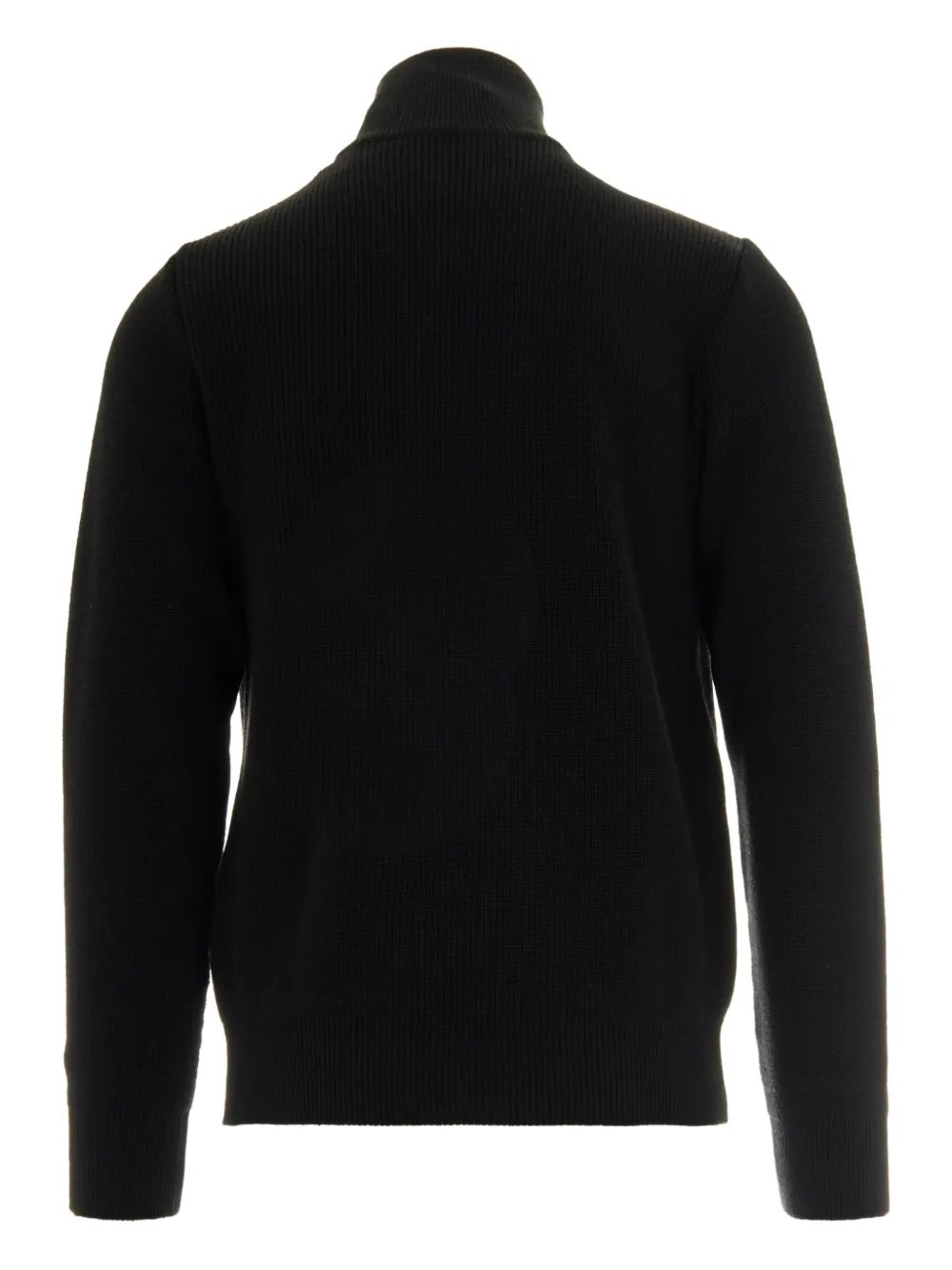 Paul & Shark ribbed-knit sweater Zwart