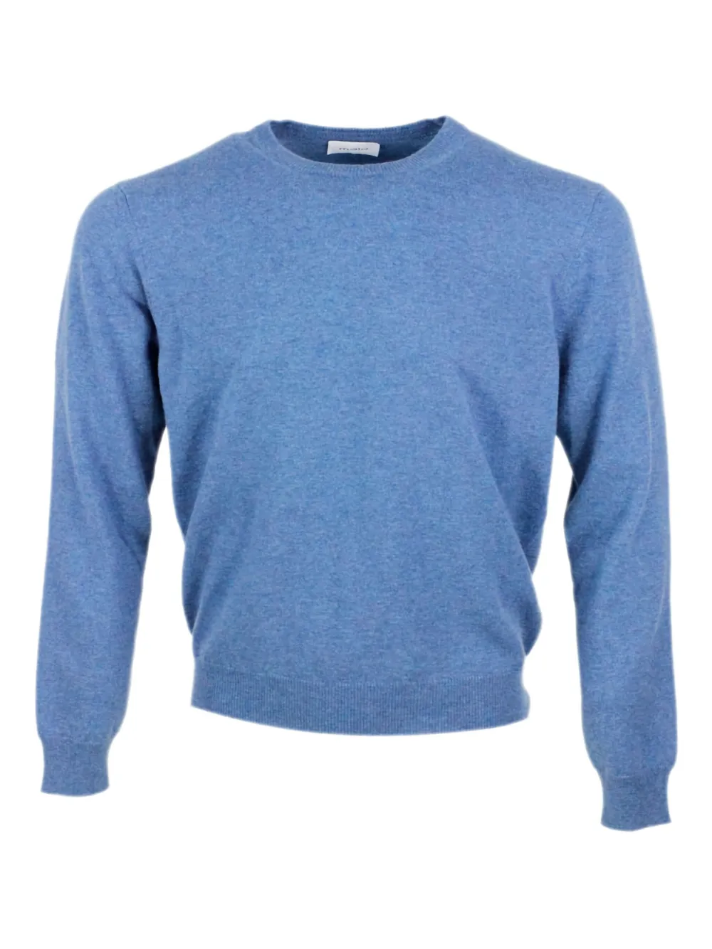 Malo round-neck wool sweater | Blue | Image 1