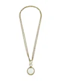 CHANEL Pre-Owned 1990-2000s Loupe chain necklace - Yellow