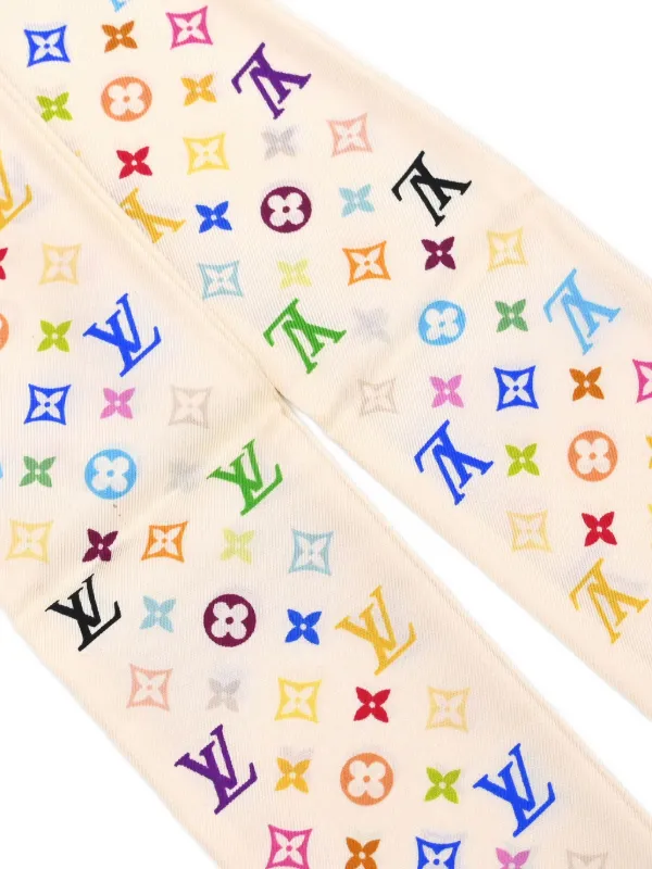 Louis Vuitton Pre-Owned 1990-2000s Bandeau Scarf White Farfetch