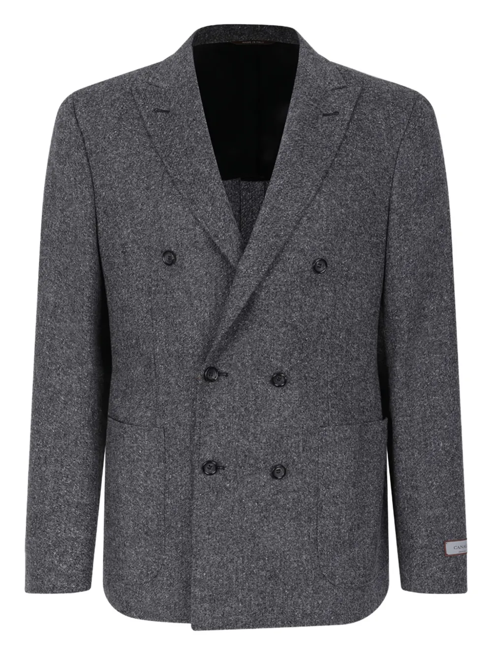Canali double-breasted wool suit | Grey | Image 1