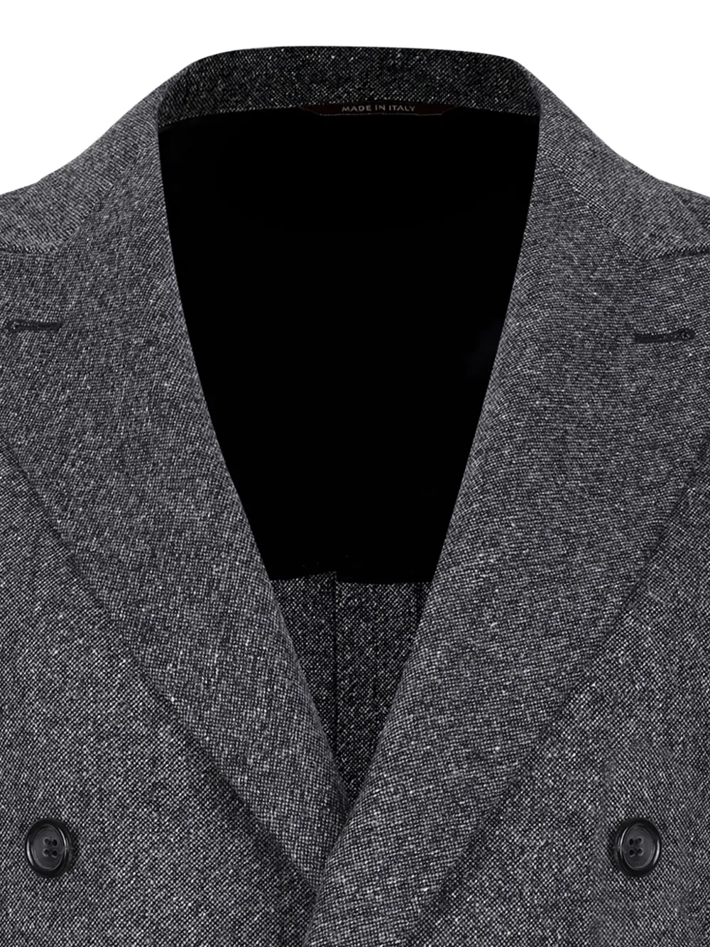 Canali Wollen pak met dubbele rij knopen Grijs