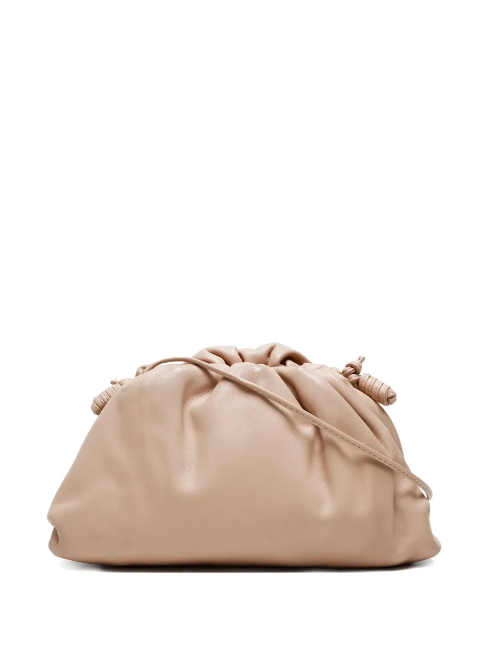Pre-owned Bottega Veneta 2012-2024 Mini Pouch Shoulder Bag In Neutral
