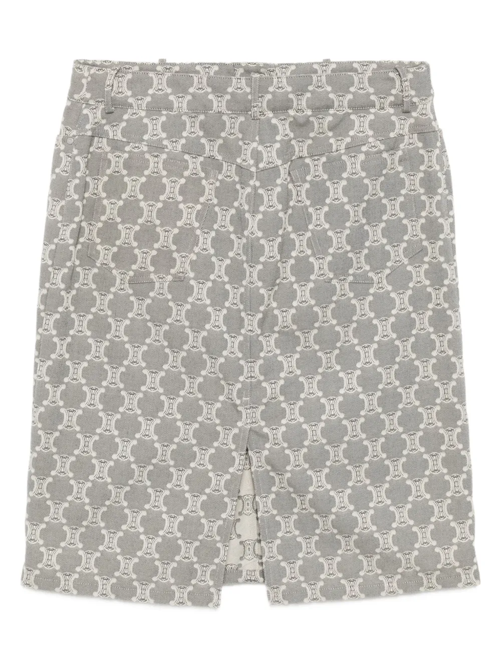 Celine Pre-Owned falda de mezclilla con motivo Macadam 1990-2000 | Image 2