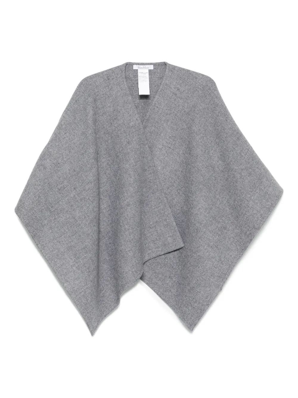 Max Mara open-front cape Grijs