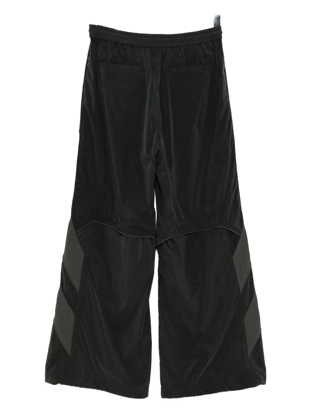 Juun.J logo-embroidered pants - Zwart