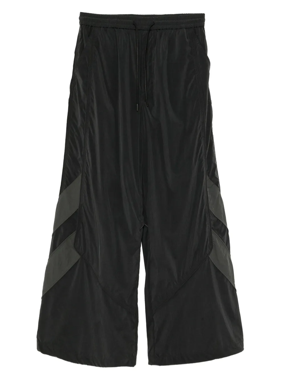 Juun.J logo-embroidered pants | Black | Image 1