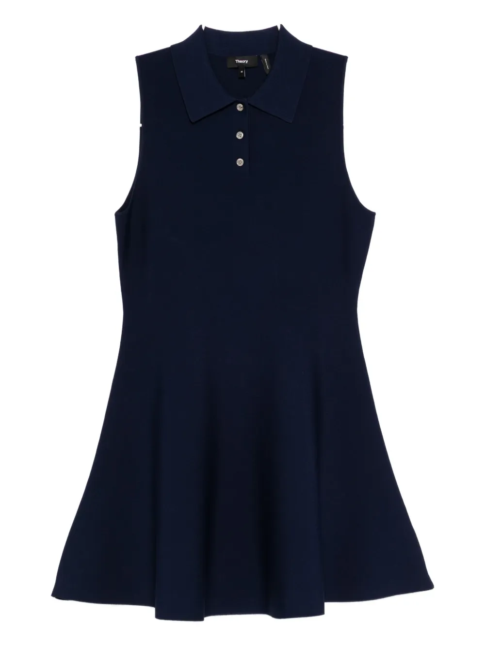 Theory polo-collar a-line dress | Blue | Image 1