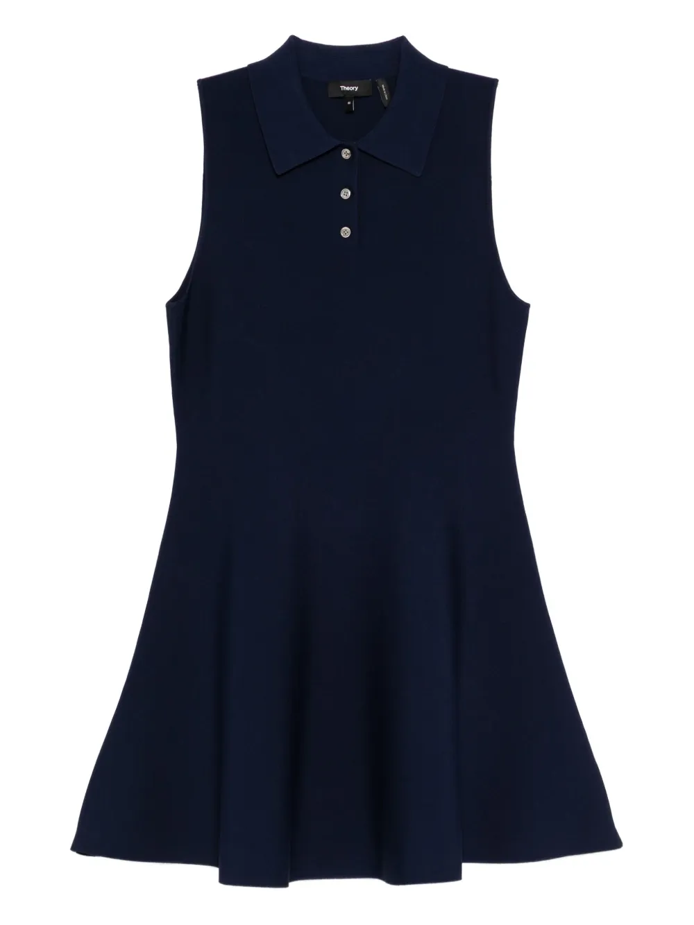 Theory polo-collar a-line dress | Blue | Image 1