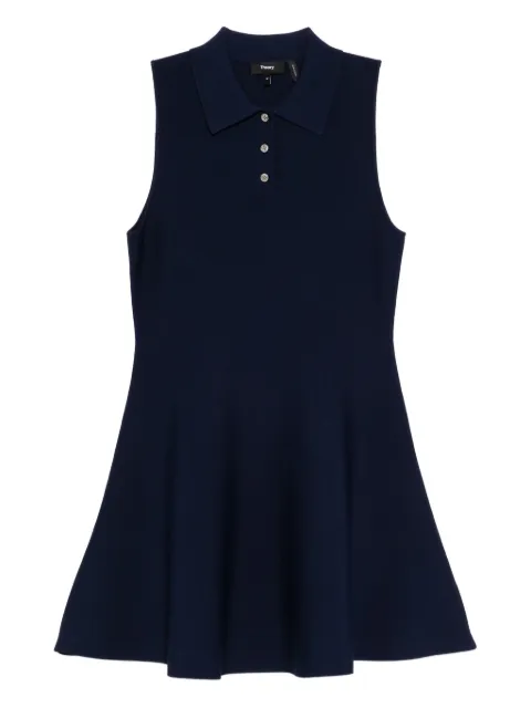Theory polo-collar a-line dress